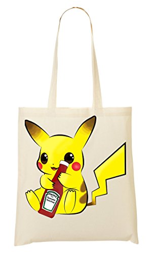 Preisvergleich Produktbild Pikachu Ketchup Tragetasche Einkaufstasche