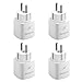 Produktbild Smarte Steckdose 4er Pack, ANCCY Mini WiFi Steckdose Kompatibel mit Alexa und Google Home, APP Umschaltbare Timer Funktion, Unterstützung 2,4 GHz, 16A