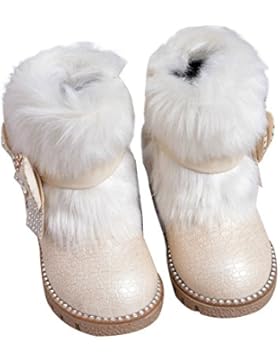 Baby Mädchen Schneestiefel Kleinkind Warm Halten Kaninchen Schneestiefel Weiche Sohlen Schuhe rutschen flache...