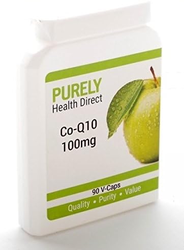 Co-Enzyme Q10 100mg High Strength 90 Capsules Vegi Caps 3 Months Supply Manufactured in the UK