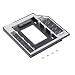 Produktbild 9,5 mm Universal SATA 2. HDD SSD Festplattenlaufwerk-Caddy für CD/DVD-ROM Optical Bay - Schwarz