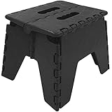 Invero - Sgabello multiuso, pieghevole, robusto, ideale per tutte le case, cucina, bagno, garage, fai da te e altro ancora, c