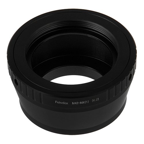 Fotodiox Pro Adaptateur de monture d objectif Version 2 pour Objectif M42    Cam  ra Num  rique sans Miroir -Mirrorless Digital Camera  Nikon 1  pour Nikon 1 S2  J4  V3  AW1  S1  J3  V2  J2  V1  J1  Version 2 PAS adapt   pour Pentax Takumar