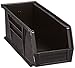 Produktbild QUANTUM qus224bk schwarz Ultra Stack und Aufhängen Bin, 10–7/20,3 cm X 4–1/20,3 x 10,2 cm (12 Stück)