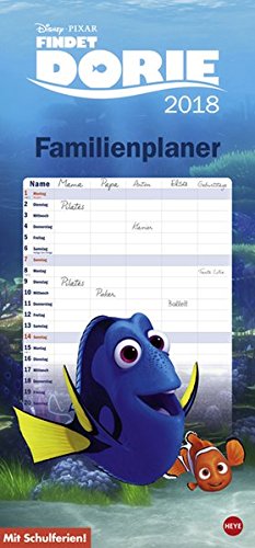 Findet Dorie Familienplaner - Kalender 2018