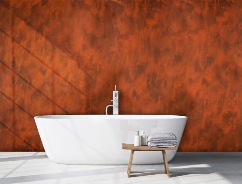Wanders Rost-Optik komplett Set Wand-Farbe Rusty Rost-Effekt-Paste Wandfarbe-Rost 2 Liter - 2