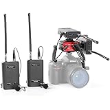 Saramonic Dual Wireless VHF Lavalier Microphone Bundle with 2 Transmitters, 2 Receivers and Audio Mixer for DSLR Cameras