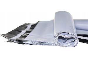 ‎ALLBAGS AllBags Versandbeutel 50 Stück C5 A4 B4 A3 Versandtüten Warenbeutel, Selbstklebend und Blickdicht für Kleidung und Textilien-Weiße (B3 400x500mm)