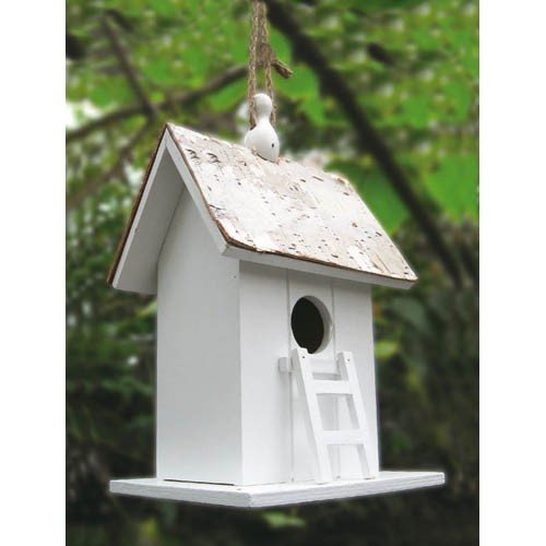 Vogelhaus weiß 14x12x24cm - 2