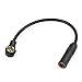 Eightwood DIN Buchse auf ISO Stecker Auto Radio Pigtail Kabel RG58 7.8inch 20cm 2 Stücke für Blaupunkt Auto Radio CD/DVD TV Tuner