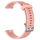 Igemy Textur Armband, Soft Silikon Sportuhr Strap Ersatz für Xiaomi Amazfit Bip Jugend (Rosa)