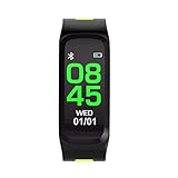 0,95 pulgadas IPS pantalla táctil en color pulsera, que le proporciona la pantalla grande y clara, un uso más fácil de ver y diariamente