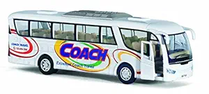 Flying Toyszer Kinsfun Diecast Metal Coach Toy Bus, Pack of 1, Color May Vary