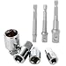 Produktbild Akkuschrauber Stecknuss Adapter Steckschlüssel Nuss Set,3 Stück 1/4'' 3/8'' 1/2'' Zoll und Stecknuss Adapter 4 Stück 1/4'' auf 3/8'' - 3/8'' auf 1/4'' Zoll - 3/8'' auf 1/2'' - 1/2'' auf 3/8''