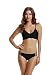 Produktbild Zeraca Damen Plus Size Sexy Racerback Bikini badeanzug XL Euro 48 Schwarz