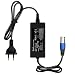 Produktbild Kuyal 24V 2A 4A 5A Mobilität Scooter Akku Ladegerät Netzteil, EU Betterlife Shoprider Mobilität Roller Adapter, Rollstuhl Akku Kordel Plug mit Stecker 3-polig XLR-Stecker (24V 2A)