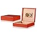 Produktbild WDL-shop Zigarren-Humidor-Koffer, herausnehmbares Zedern-Tablett Zigarrenschachtel mit Hygrometer und Luftbefeuchter, Zigarrenholz-Zigarren-Humidor für 20 Zigarren