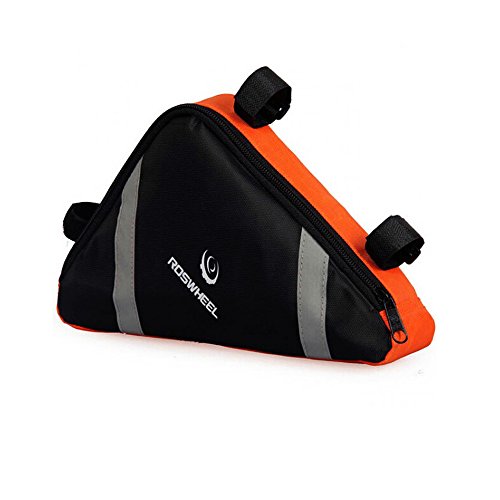 ROSWHEEL Fahrrad-Dreiecktasche Rahmentasche Radtaschen Triangle Bag aus hochwertigem Nylon für Mountainbikes, Fahrräder, Rennräder - 2