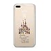 Produktbild ioutlet Disney-Stil Charakter Fan Art KLAR Silicone handyhülle Telefonhülle für iPhone X - Disney Castle Quotation