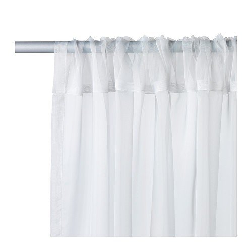 IKEA TERESIA -Gardinen 1 Paar weiß – 145×300 cm - 2