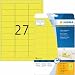 Produktbild Herma Etiketten neon-gelb 63,5x29,6mm Special A4 LaserCopy 540 Stück