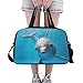 Produktbild Plosds Delphin Ozean Freund Große Yoga Gym Totes Fitness Handtaschen Reise Seesäcke Schultergurt Schuhbeutel Für Übung Sport Gepäck Für Mädchen Männer Frauen Outdoor