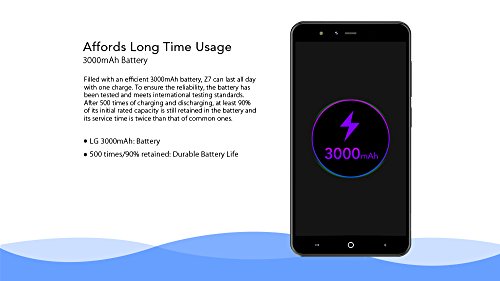 4G Smartphone, Leagoo Z7 Handy 5,0 Zoll FWVGA Display Dreifachkameras RAM 1GB+ ROM 8GB, 32GB Erweiterbar, Quad-Core 1.3GHz Android 7.0 3000mAh Akku GÃ¼nstiger Preis Geschenk zum Muttertag (Schwarz)