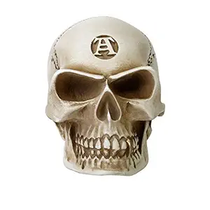 Automaze Bone Coloured Skull Shaped Universal Vehicle Car Shifter Cover Manual Automatic Gear Shift Knob