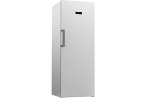 Beko RFNE448E45W Gefrierschrank, 404 l Nettovolumen, No Frost, Schnellgefrierfunktion, Multifunktionsdisplay, 6 Gefrierschubladen + 2 Fächer, 38 dB (A), in unbeheizten Räumen nutzbar, Weiß