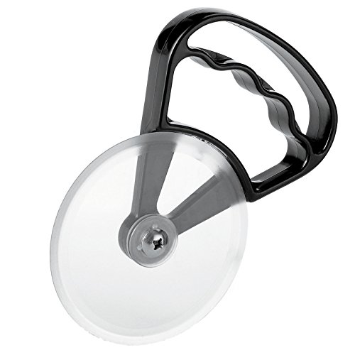 Westmark Pizzarad/Teigrad, Kunststoff-Rad, Durchmesser: 10,3 cm, Easy, Schwarz/Transparent, 13272270 - 2