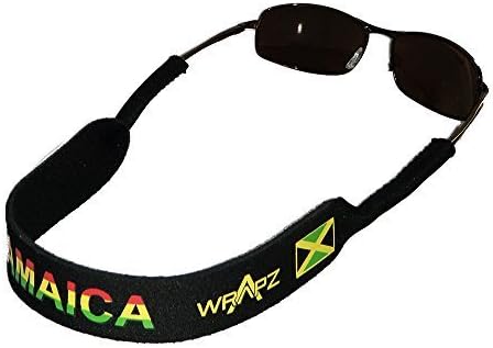 WrApzNations Jamaica Reggae Neoprene Floating Glasses Retaining Strap
