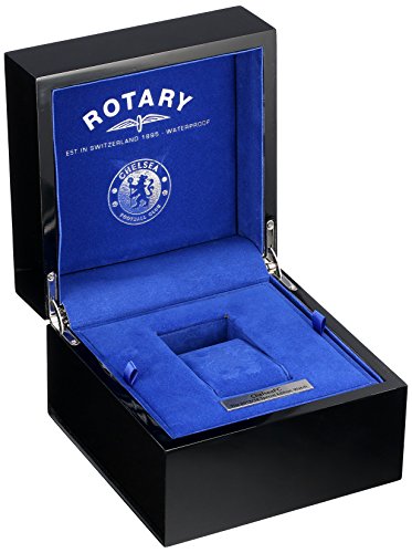 Rotary GB90048 04 Chelsea Club Chronograph 40mm Steel Bracelet and Case Swiss Quartz Black Dial Watch