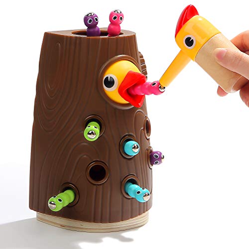 TOP BRIGHT Magnetic Fine Motor Skills Toy for Toddlers, Preschool Learning Games for 2 Year Olds Boy Girl Gifts 