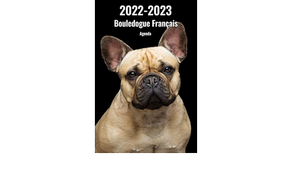 Calendrier 2023 Bouledogue Francais Amazon.fr - 2022-2023 Bouledogue Français Agenda: A5, 221 Pages |  Planificateur & Organiseur | Calendrier | Une Double Page Par Semaine |  Journal | En Francais | Chien - Publications, Cr Media - Livres