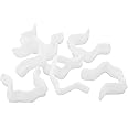 Plastic U Clips for Joining Divan Bed Bases or Ottoman Bed Bases (4 x Plastic U Clips)