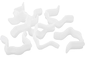 ALANNA JONES Plastic U Clips for Joining Divan Bed Bases or Ottoman Bed Bases (4 x Plastic U Clips)
