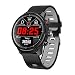 Produktbild Fitness Armband mit Blutdruckmessung,L5 wasserdicht IP68 Smartwatch Fitness Tracker mit Pulsmesser Fitness Uhr Blutdruck Messgeräte Pulsuhr Schrittzähler Uhr Anruf SMS SNS (Schwarz)