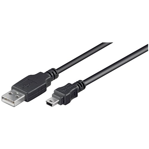 Wentronic 5 polig USB Kabel (A-Stecker auf B-Mini-Stecker) 3m