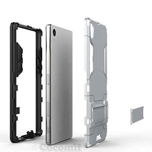 Cocomii Iron Man Armor Sony Xperia Z5 Premium Funda NUEVO  Robusto  Superior T  ctico Sujeci  n Soporte Antichoque R  gido Caja  Militar Defensor  Cuerpo Completo Doble Capa S  lido Case Carcasa   NEW  Heavy Duty  Premium Tactical Grip Kickstand Shockproof Hard Bumper Shell  Military Defender  Full Body Dual Layer Rugged Cover for Sony Xperia Z5 Premium  I Red 