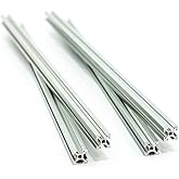 Aluminium Stangenprofil Makerbeam 10x10, Länge 300mm, Natur eloxiert. 4 STK.