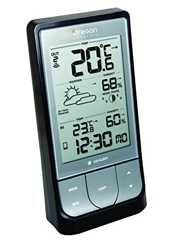 Oregon Scientific Wetterstation BAR218HG Bluetooth Wetterstatin mit Vorhersage, schwarz - 4