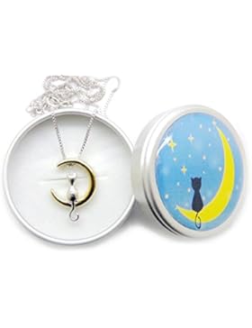 50cm Kurze 925 Silber Anhänger Halskette mit Charme für Frauen und GIrls Geschenke