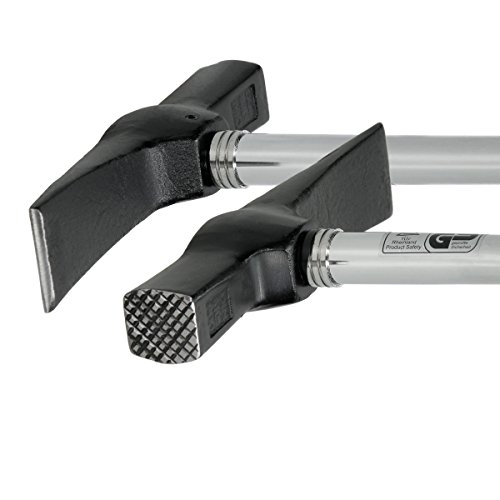 ECD Germany Maurerhammer 600 g Rheinischer Stahlrohrstiel verchromt - 5