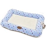 Tofern Bett Haus Matte Schlafplätze für Katze Hund Haustier Winter warm abwaschbar, Blau-L Matte