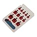 New 24pcs Pure Toe Nails Full Cover Pedicure False Nail Art Tips with File - Wedding/ Summer/ Beach/ Party - Vermeil