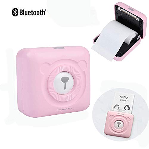 Preisvergleich Produktbild WIVION Taschen-Multifunktionsdrucker, kabelloser Multifunktionsdrucker, 58 mm Mini-POS-Wärmebildkamera für Android IOS-Telefon