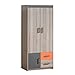 Produktbild Schrank Kleiderschrank ULTIMO (COIMBRA ESCHE DUNKEL / GRAPHITE / ORANGE)