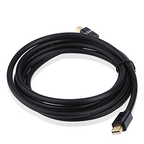 DisplayPort Kabel, VANDESAIL® Mini DisplayPort auf Mini Display Kabel mit 24K vergoldete Kontakte für PC & Apple / Mac, MacBook Pro, MacBook Air (10ft/3m, Mini dp to Mini dp) - 6