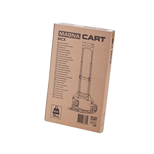 Magna Cart MCX robuste, faltbare Sackkarre aus Aluminium, kompakt, platzsparend, leichtgewichtig, Ladekapazität 68kg - 4