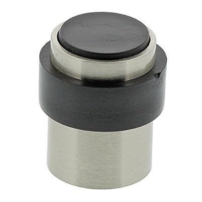 Burg-Wächter Butoir de porte sol et mur, Hauteur: 44 mm, Diamètre: 30 mm, Avec matériel de fixation, TSB 2230 Ni SB, Finition acier inoxydable